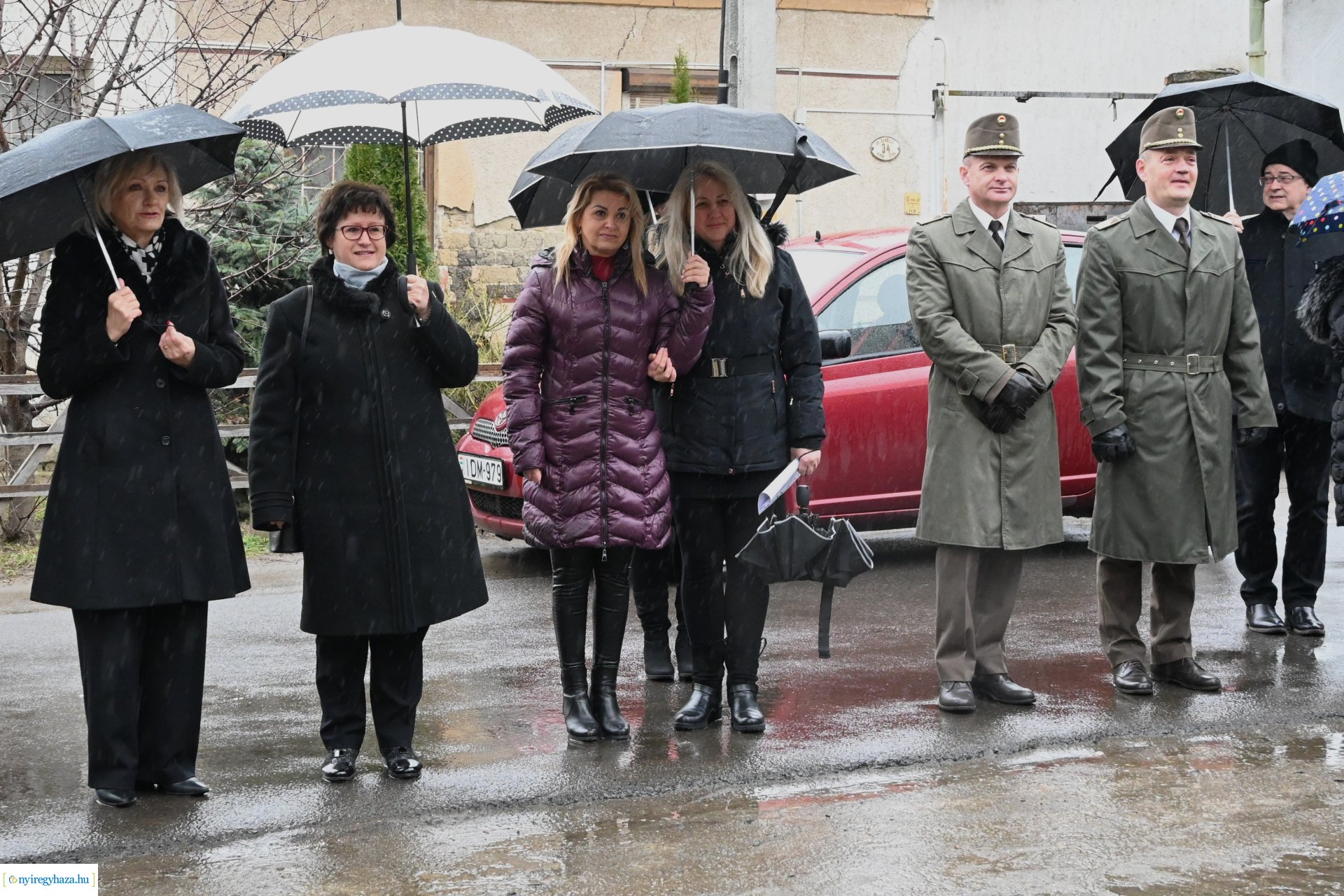 Koszorúzás Toma András emléktáblájánál 2024.