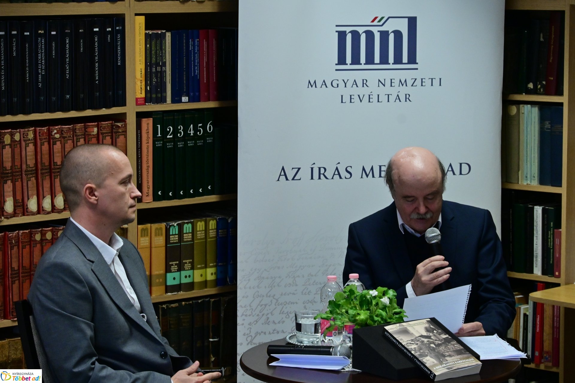 Kosztyó Gyula könyvbemutatója a Levéltárban