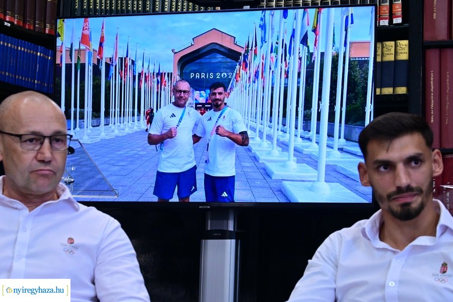 Kovács Richárd olimpikon köszöntése a Városházán