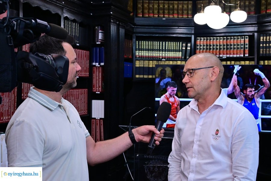 Kovács Richárd olimpikon köszöntése a Városházán