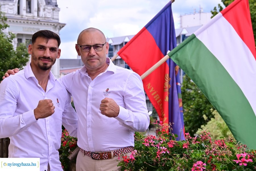 Kovács Richárd olimpikon köszöntése a Városházán