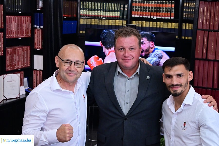 Kovács Richárd olimpikon köszöntése a Városházán