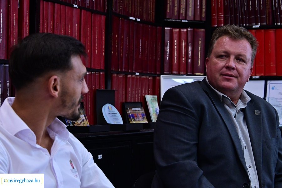 Kovács Richárd olimpikon köszöntése a Városházán