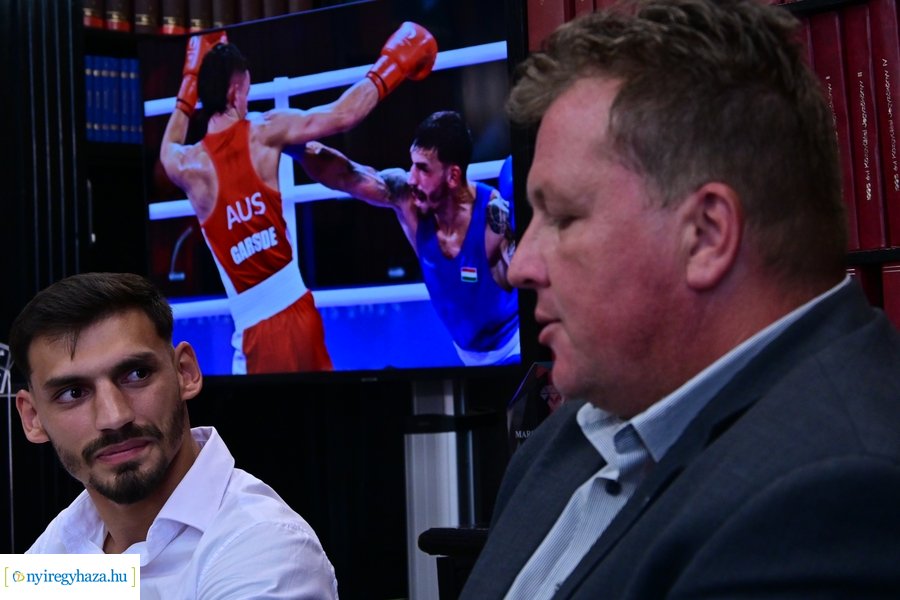 Kovács Richárd olimpikon köszöntése a Városházán