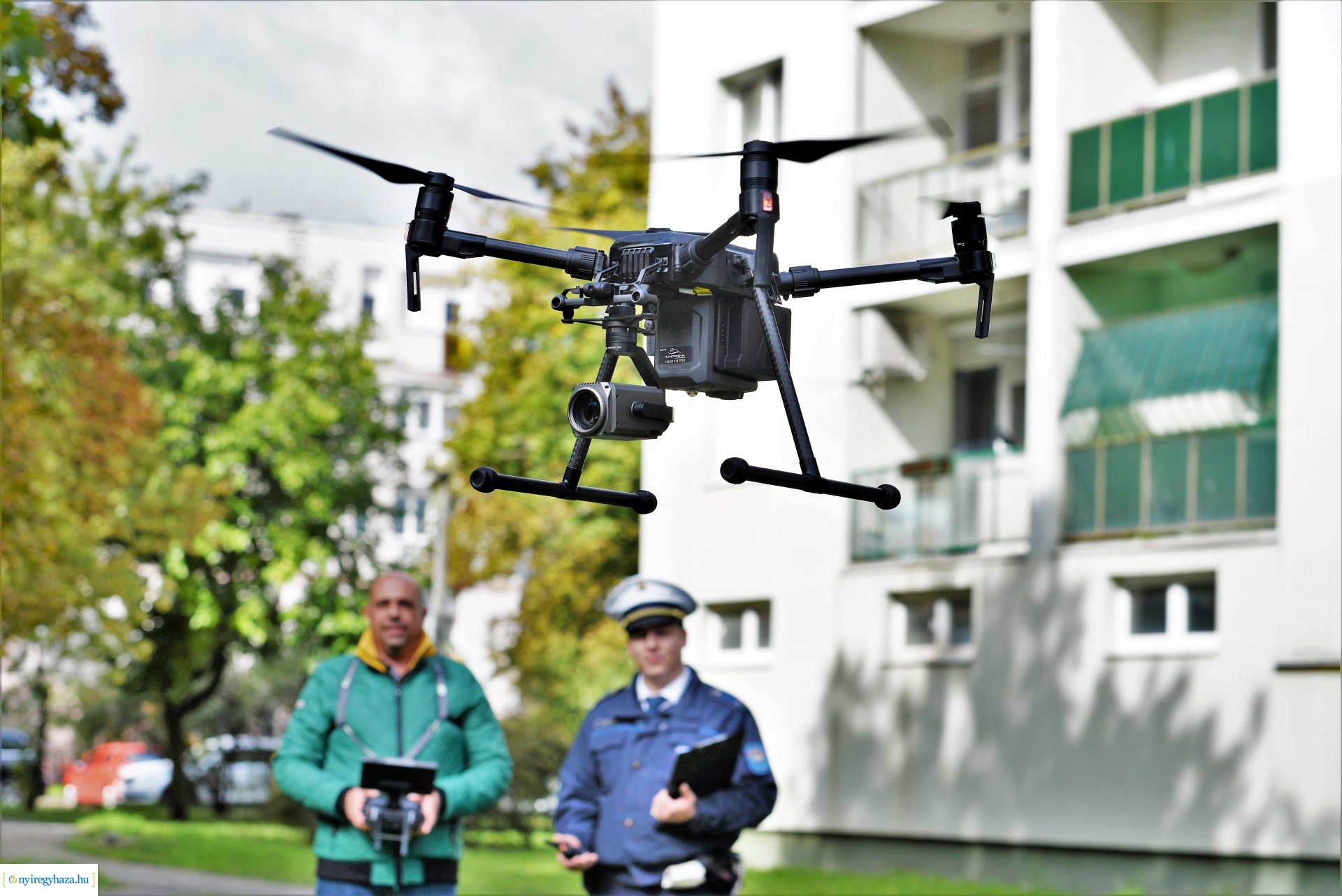 Közlekedésbiztonsági akció - drónos ellenőrzés