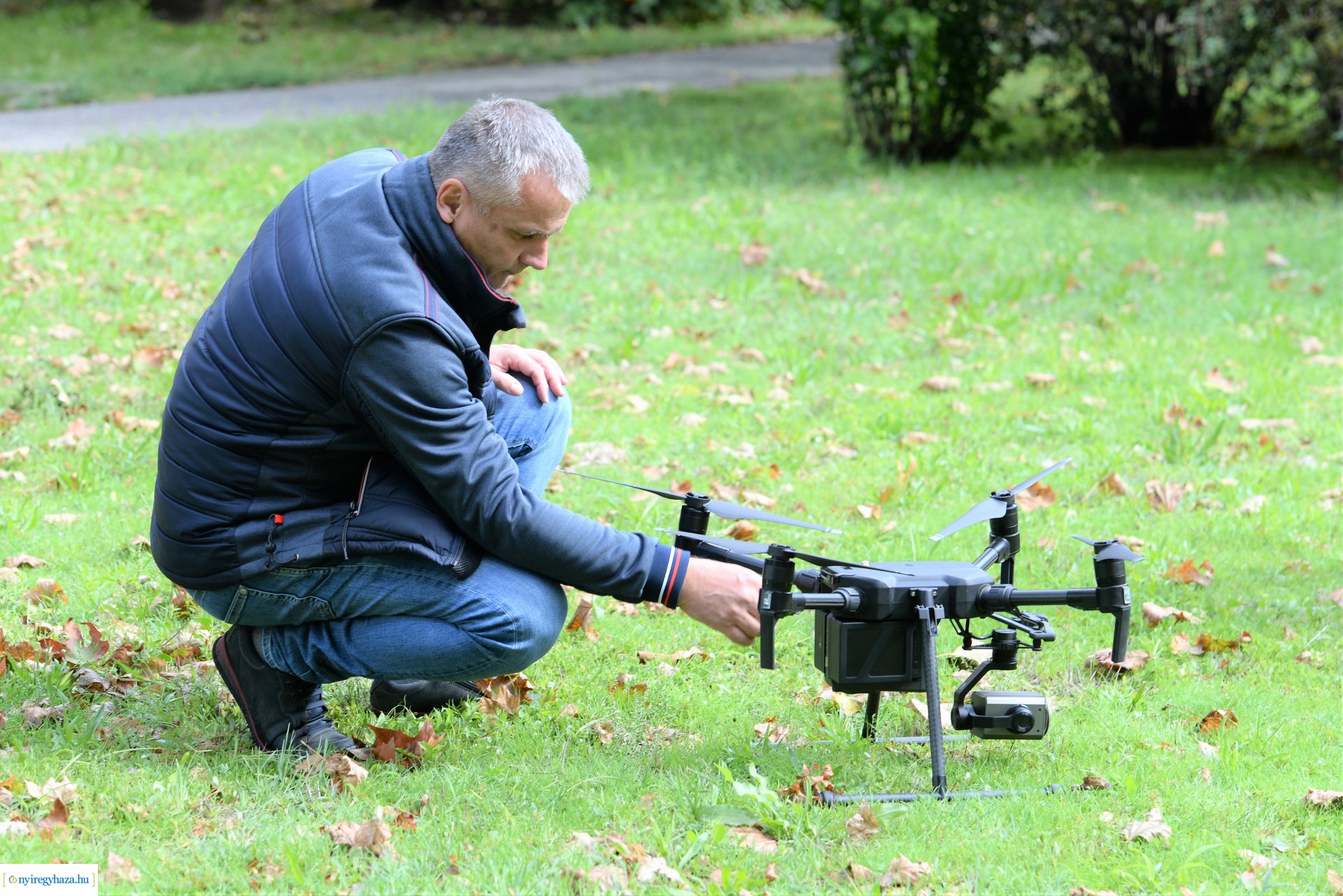Közlekedésbiztonsági akció - drónos ellenőrzés