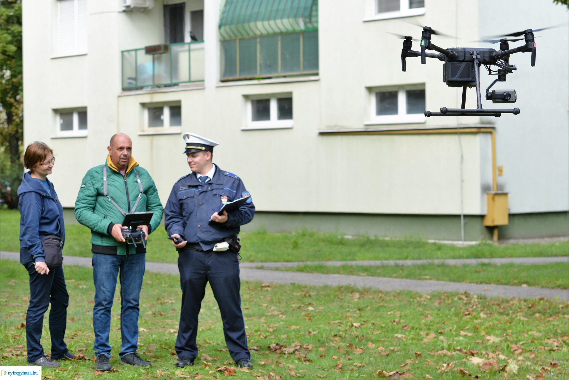 Közlekedésbiztonsági akció - drónos ellenőrzés