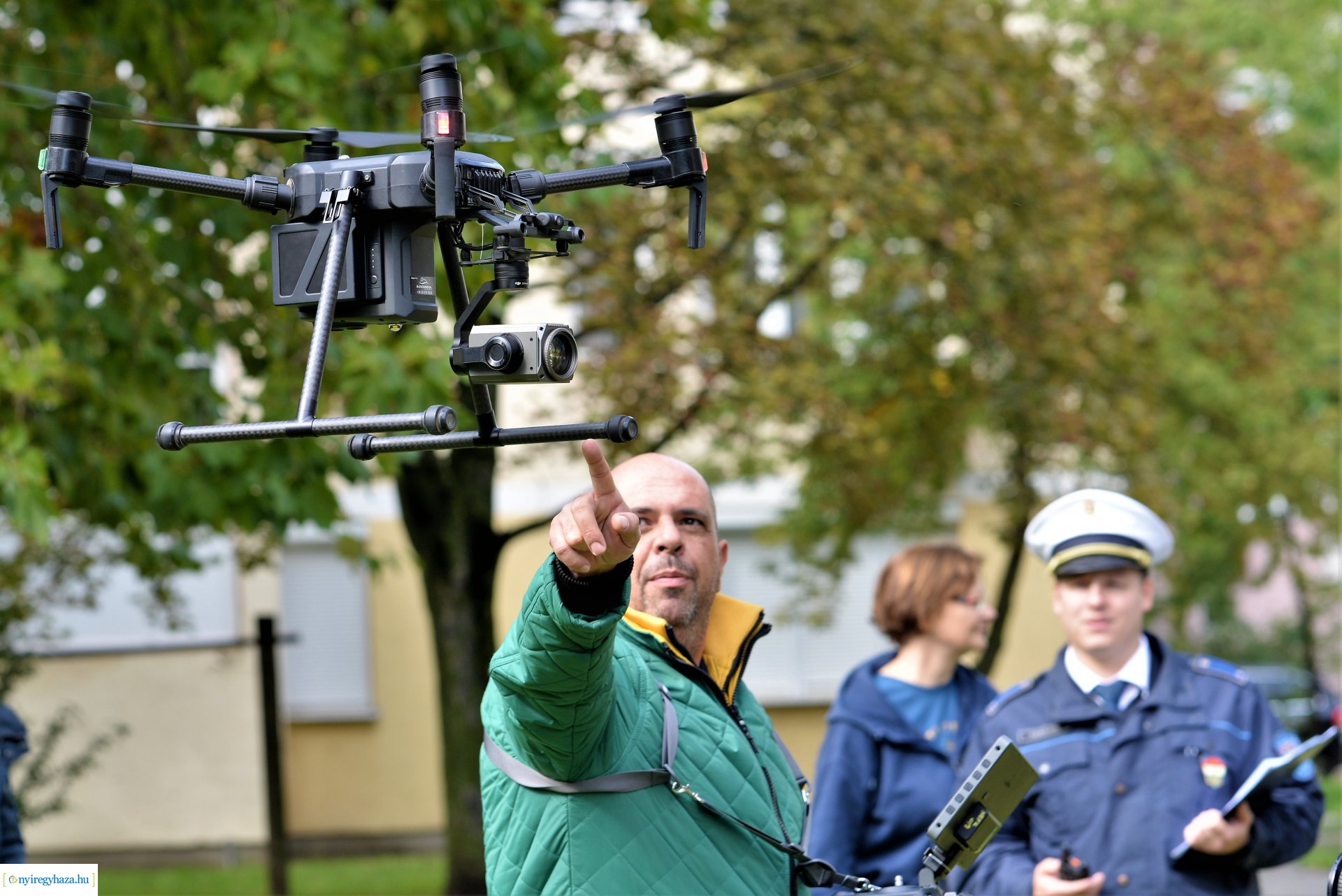 Közlekedésbiztonsági akció - drónos ellenőrzés