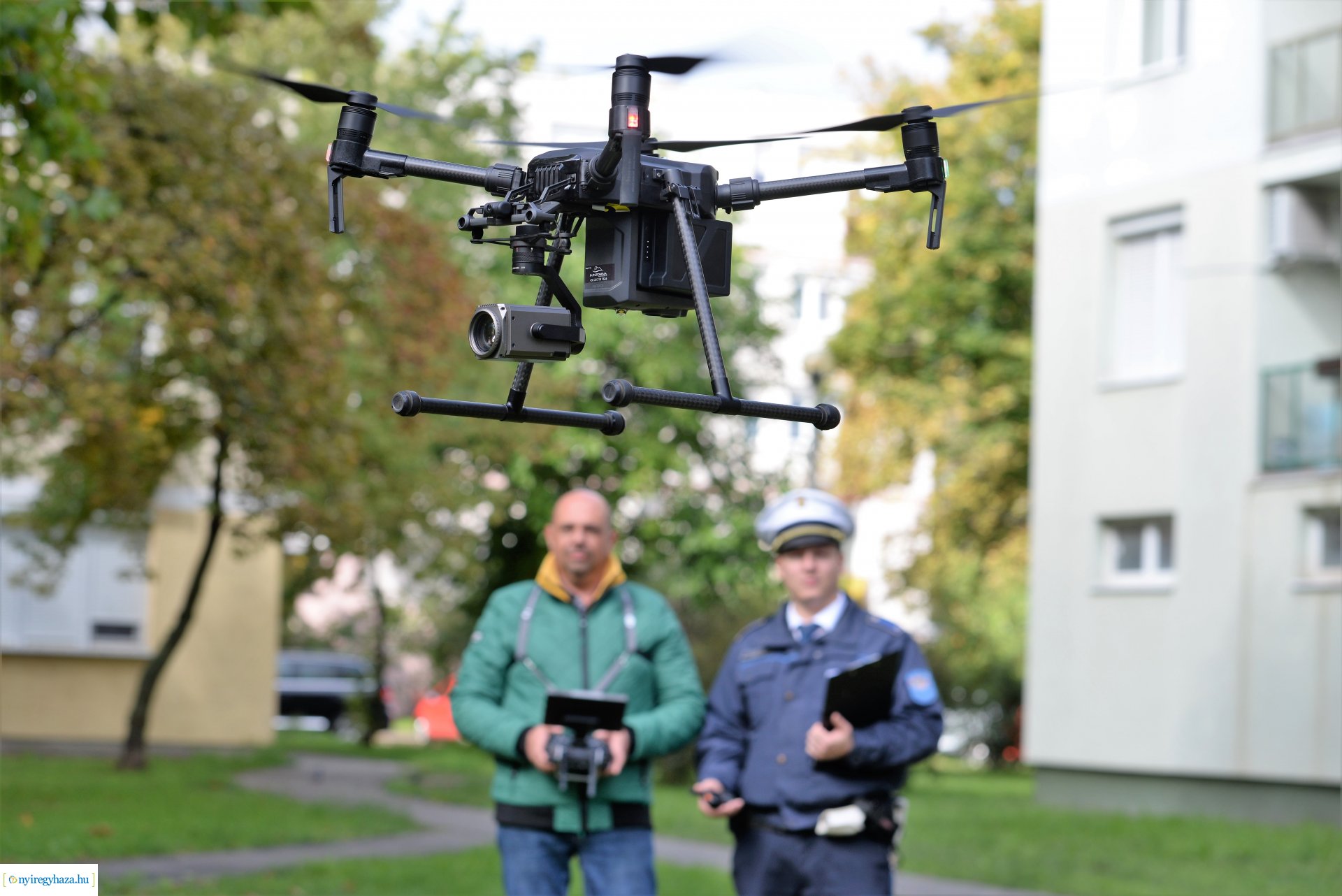 Közlekedésbiztonsági akció - drónos ellenőrzés