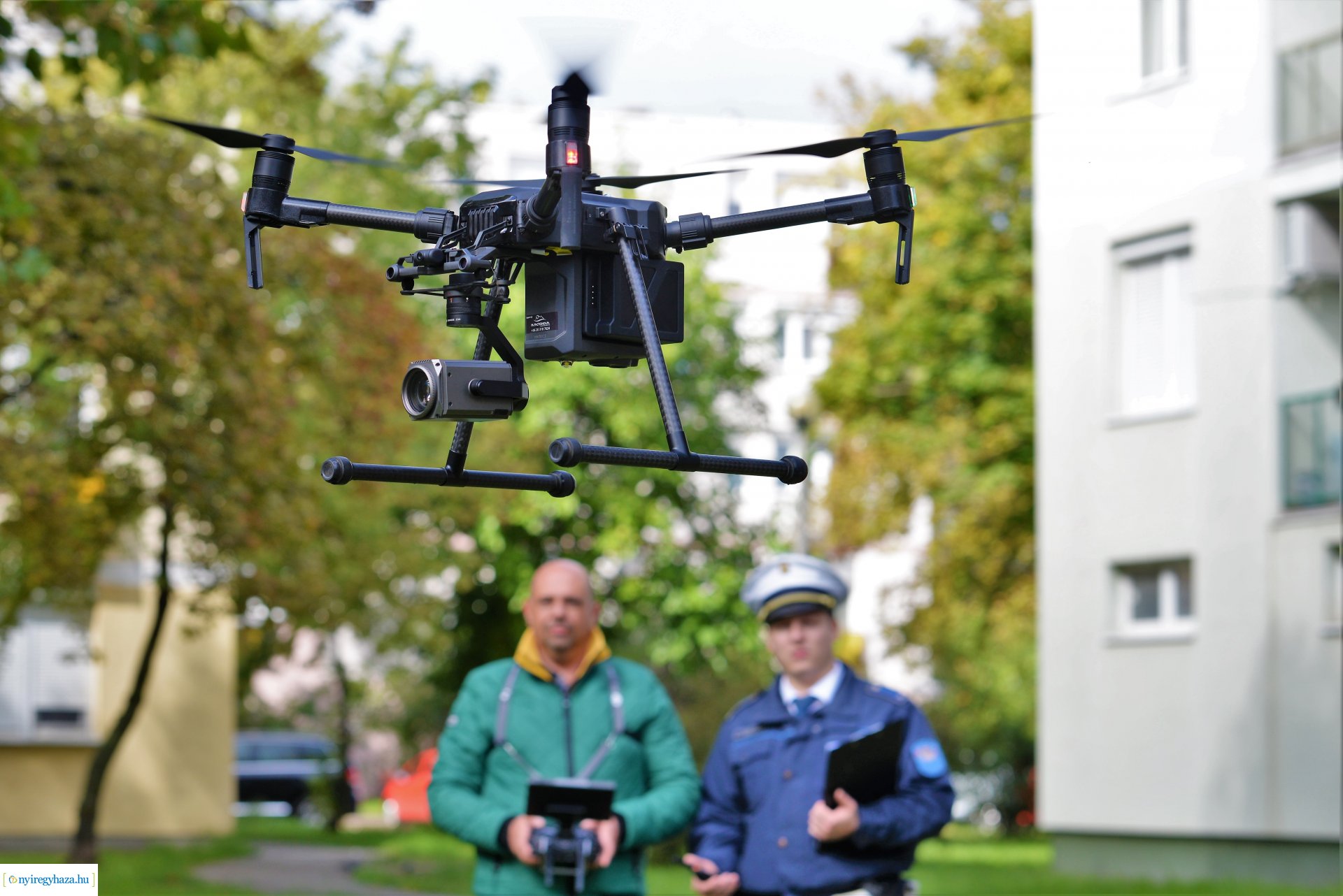 Közlekedésbiztonsági akció - drónos ellenőrzés