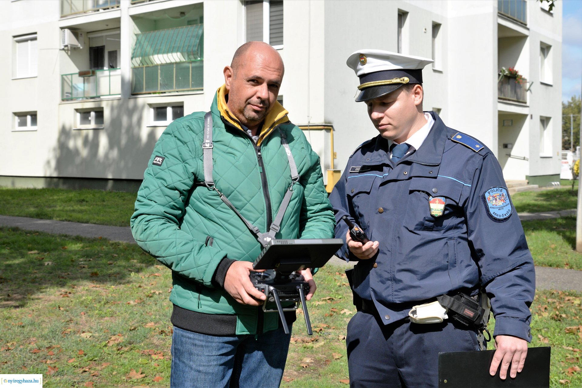 Közlekedésbiztonsági akció - drónos ellenőrzés