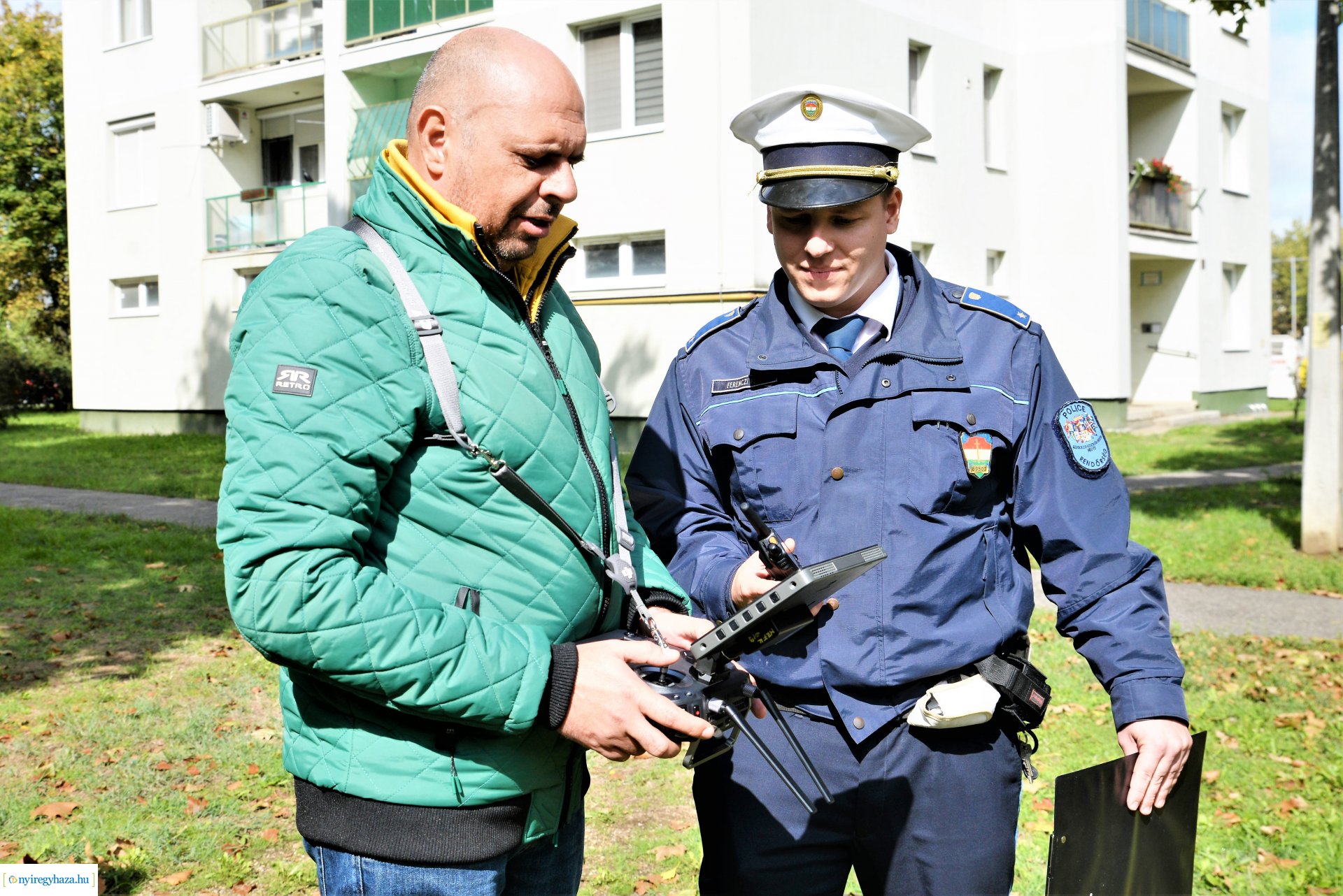 Közlekedésbiztonsági akció - drónos ellenőrzés