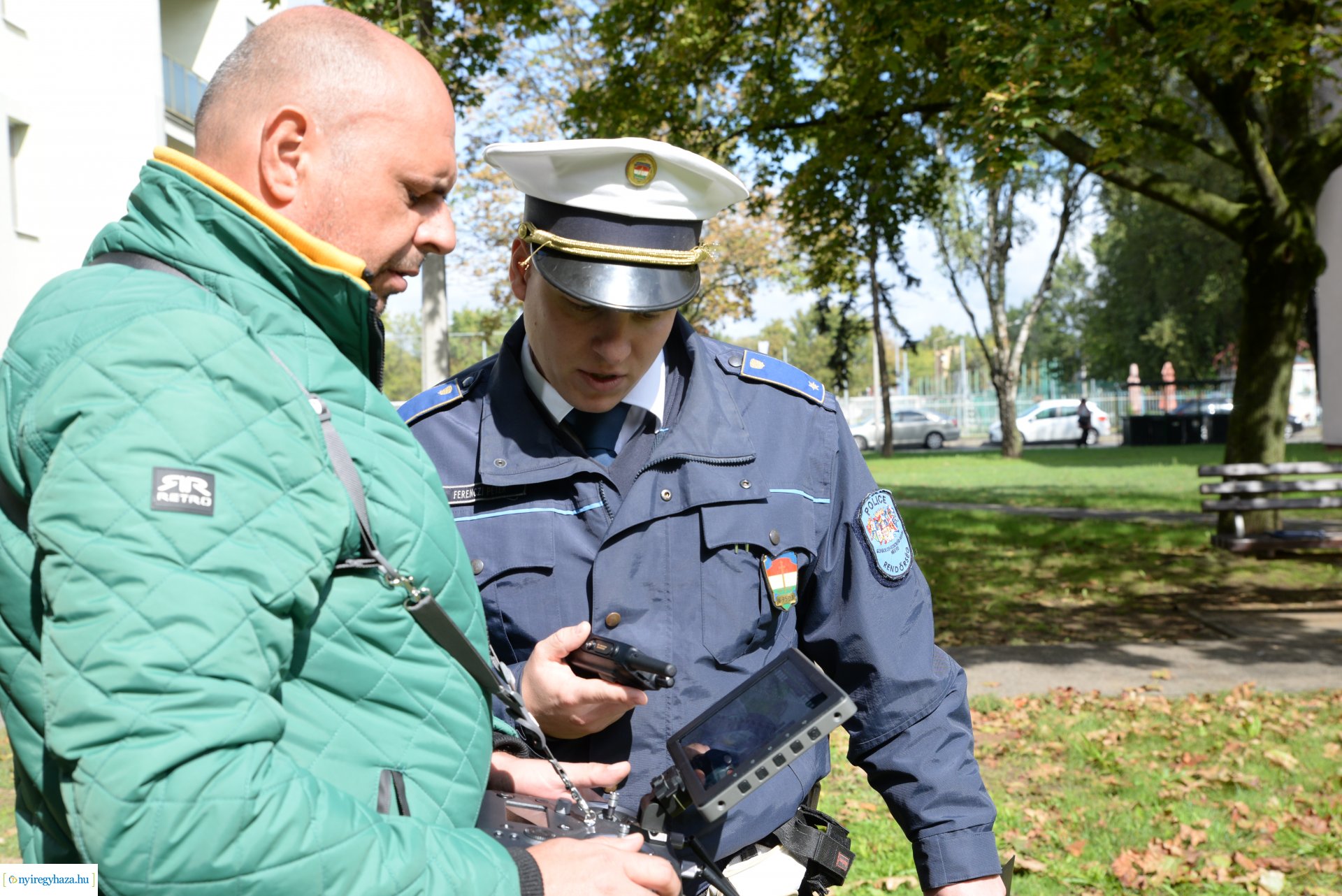 Közlekedésbiztonsági akció - drónos ellenőrzés