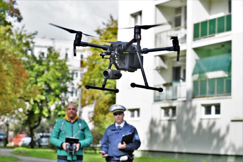 Közlekedésbiztonsági akció - drónos ellenőrzés