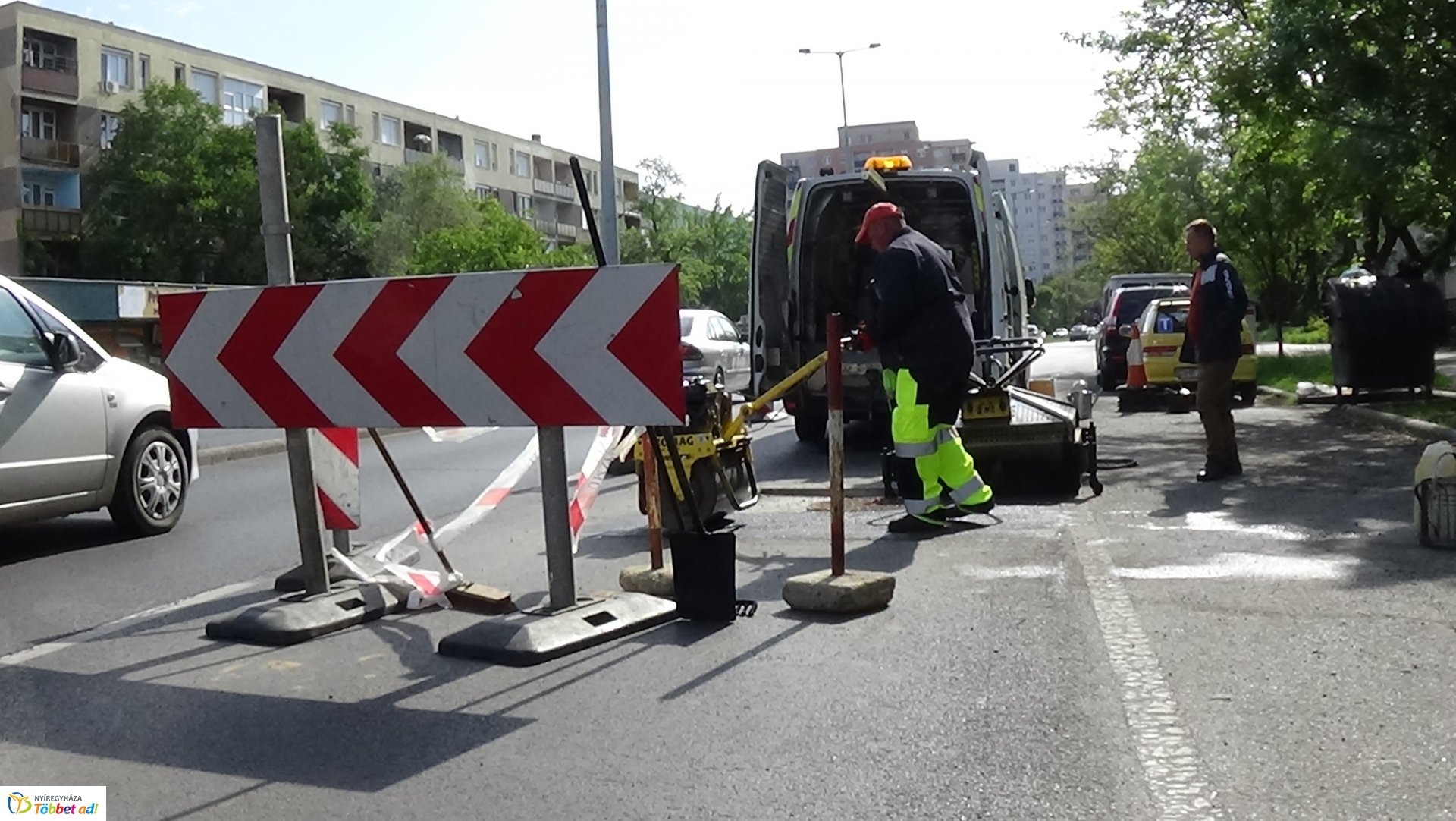 Közműfedeleket helyeztek szintbe a Ferenc körúton