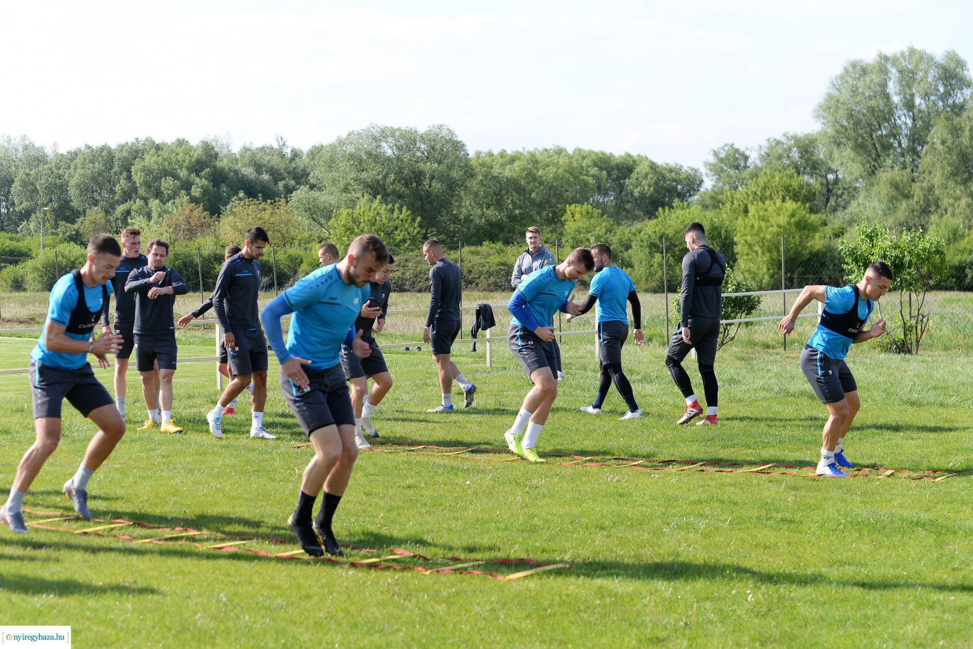 Közös edzés a Szparinál