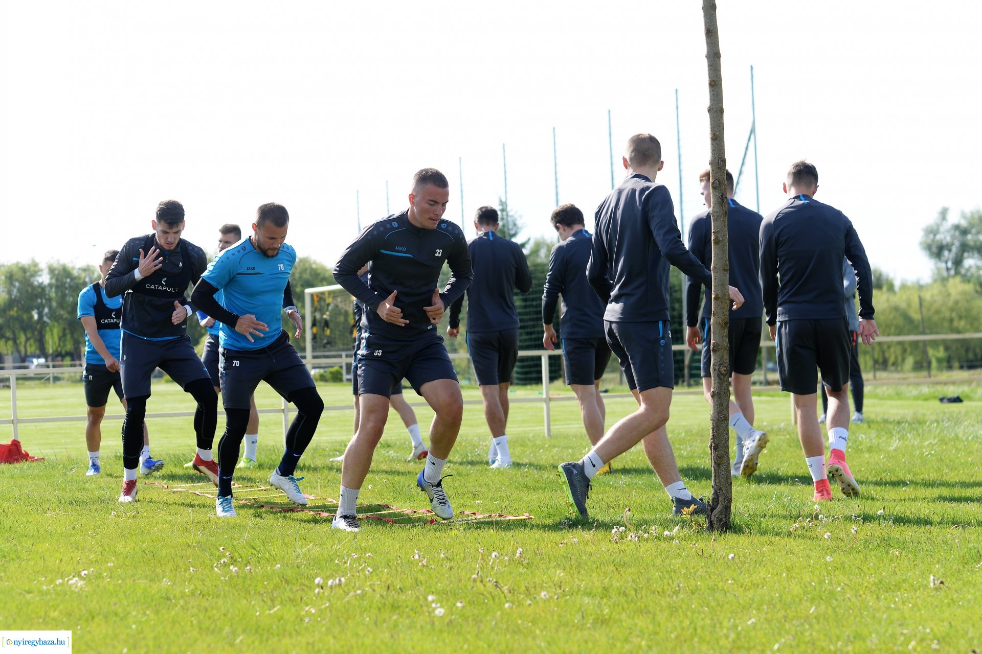 Közös edzés a Szparinál