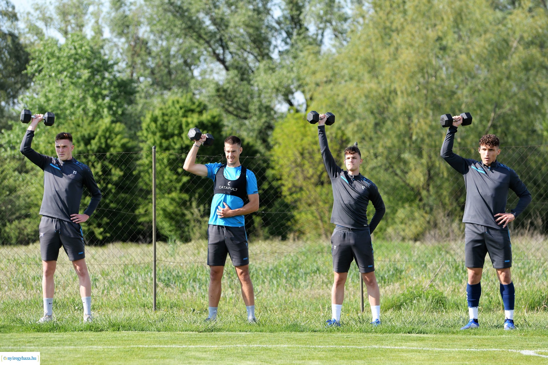 Közös edzés a Szparinál