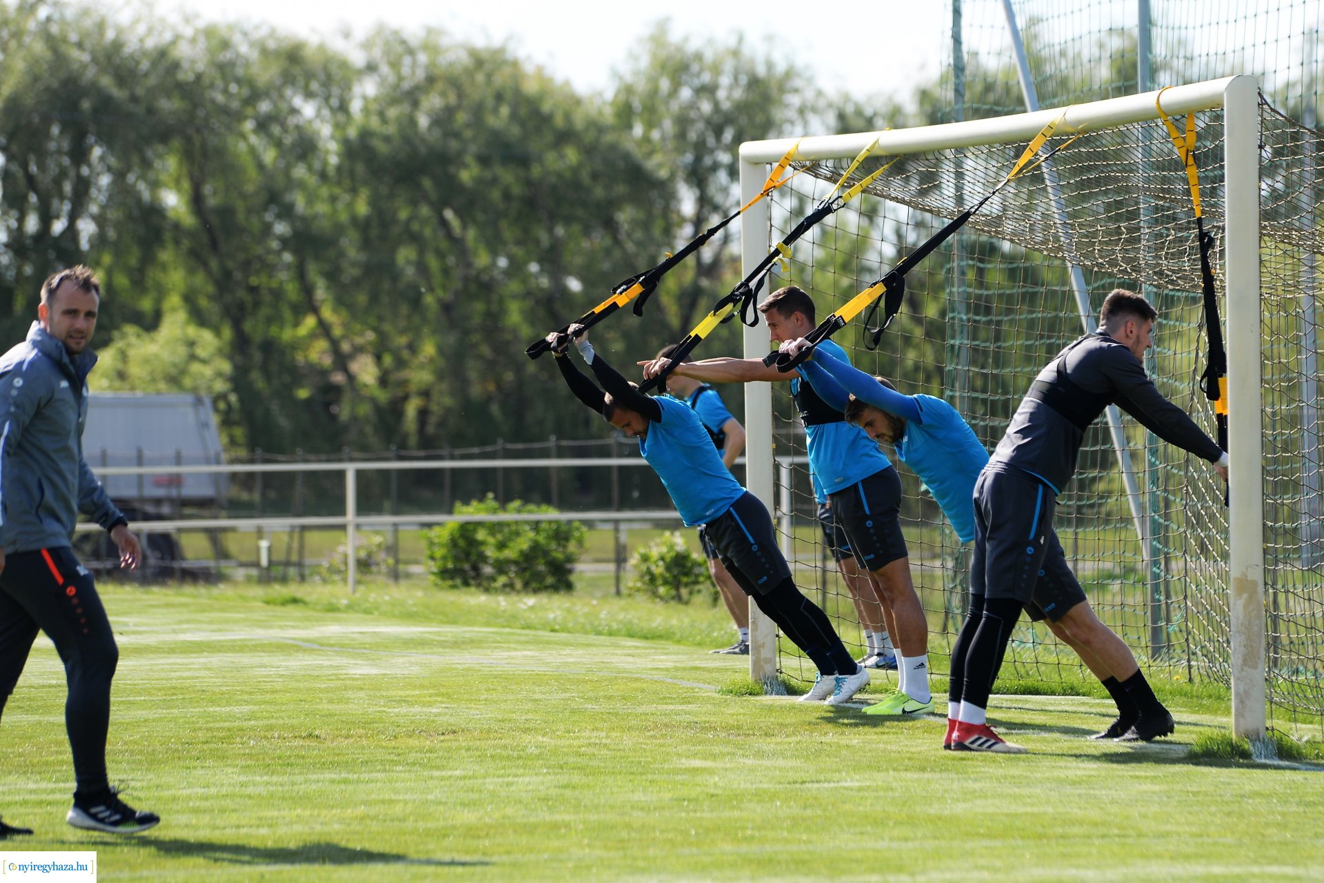 Közös edzés a Szparinál