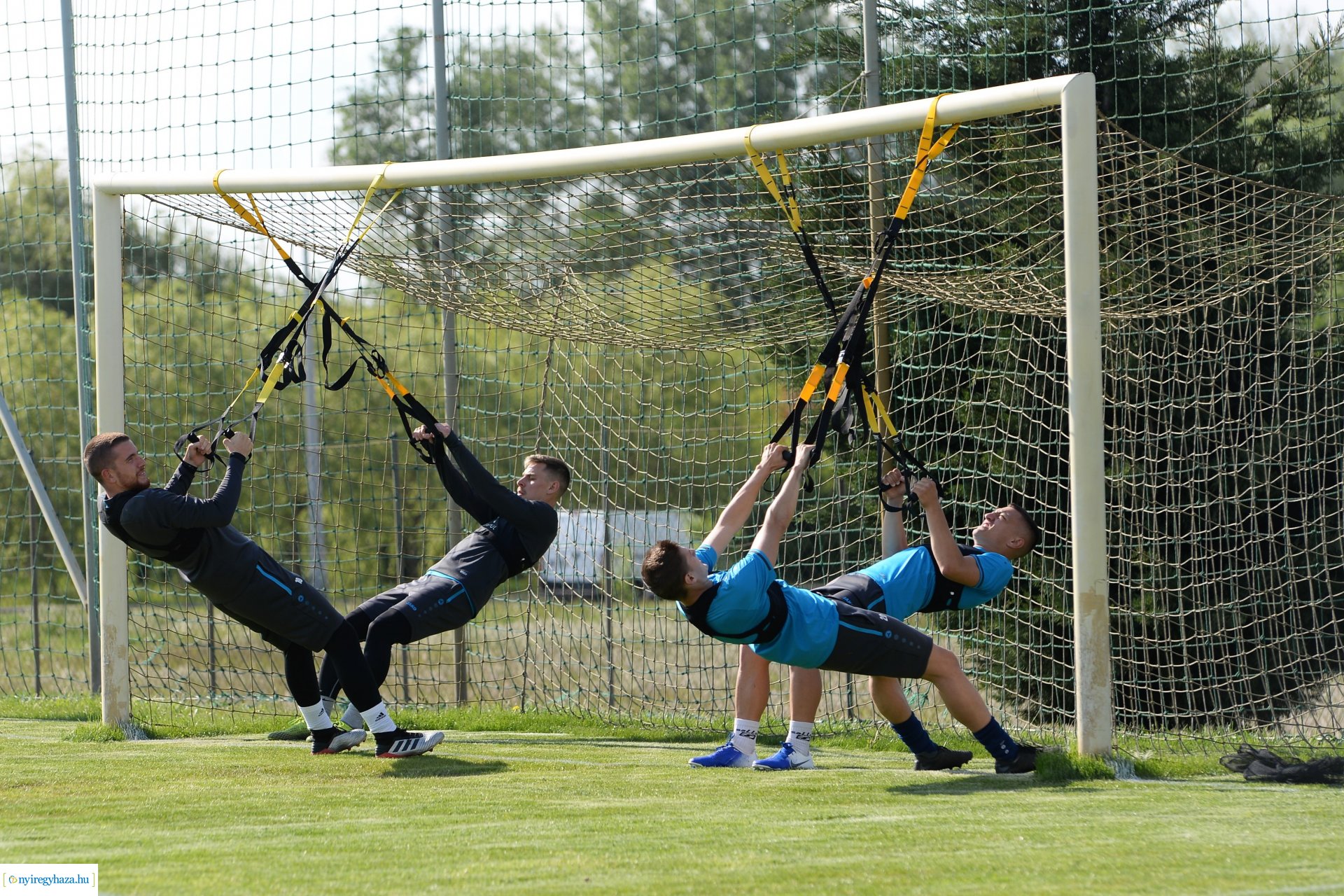 Közös edzés a Szparinál