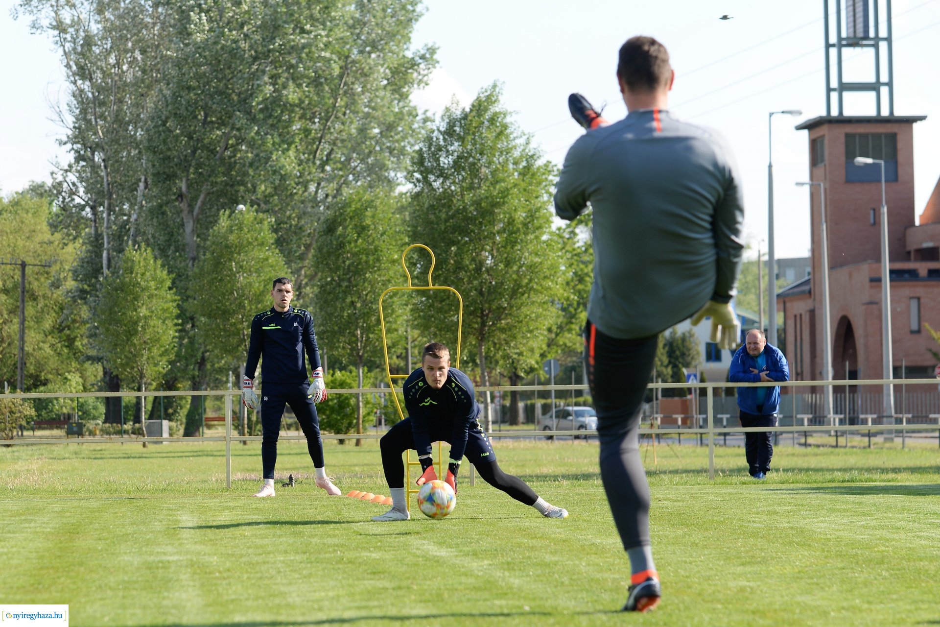 Közös edzés a Szparinál