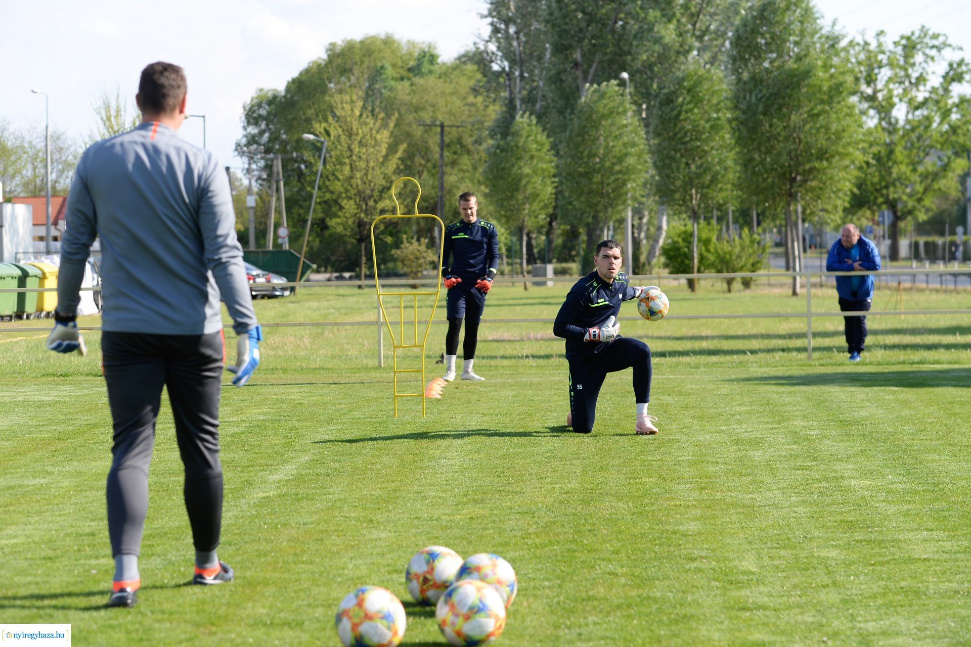 Közös edzés a Szparinál