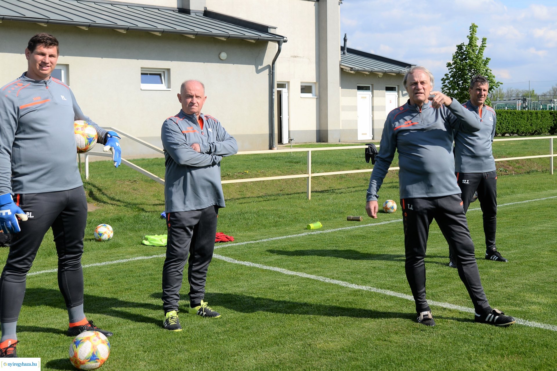 Közös edzés a Szparinál