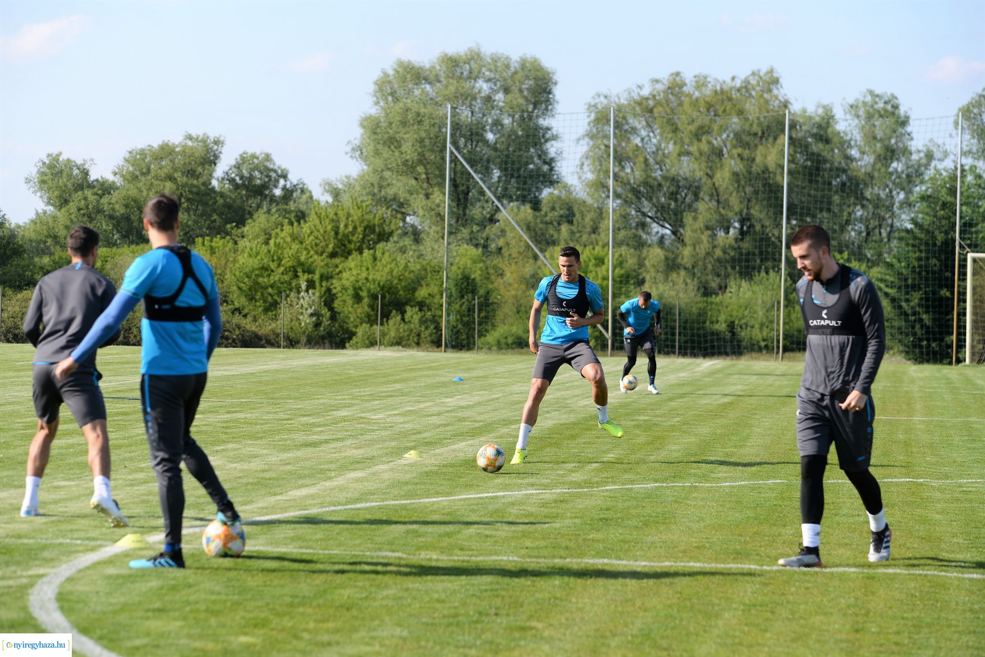 Közös edzés a Szparinál