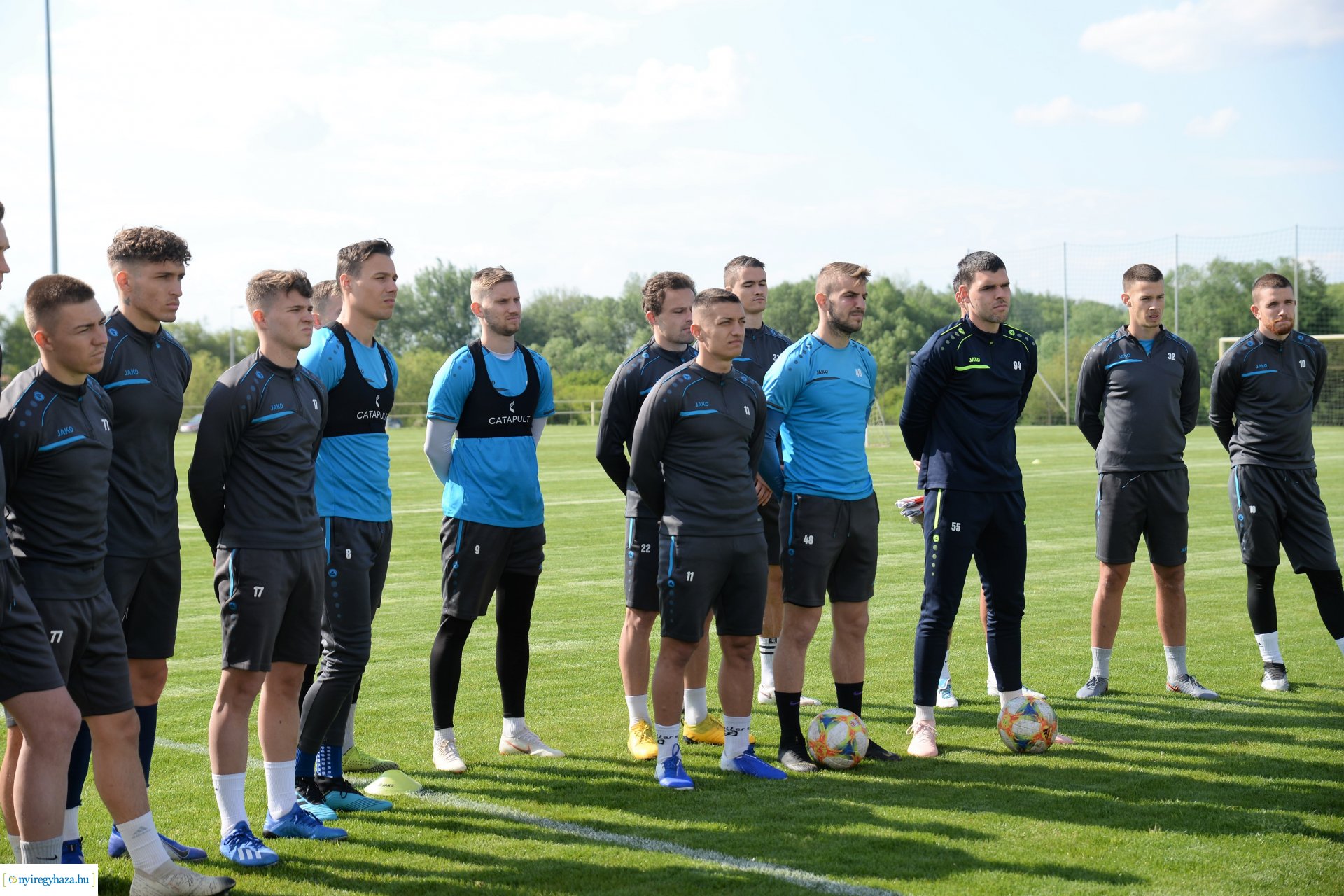 Közös edzés a Szparinál