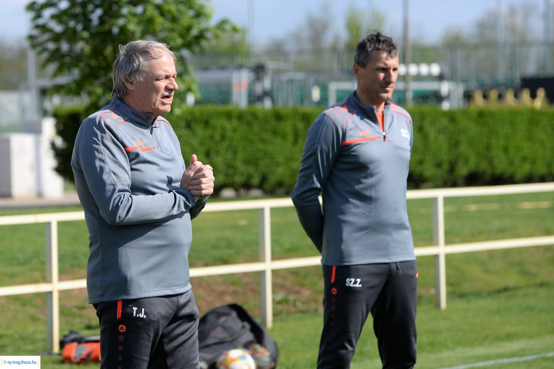 Közös edzés a Szparinál