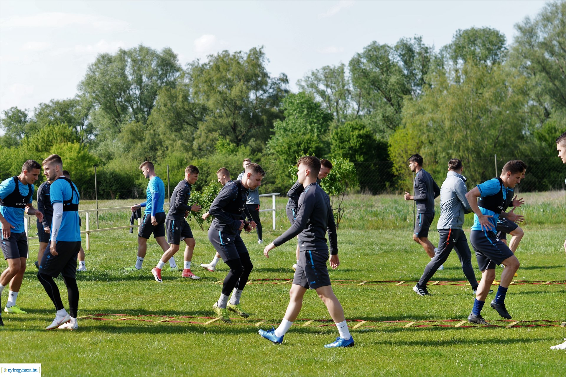 Közös edzés a Szparinál