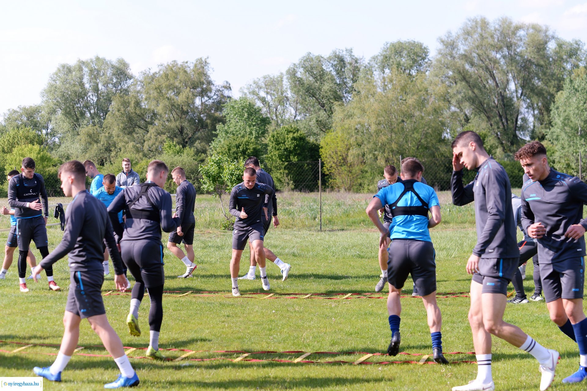 Közös edzés a Szparinál