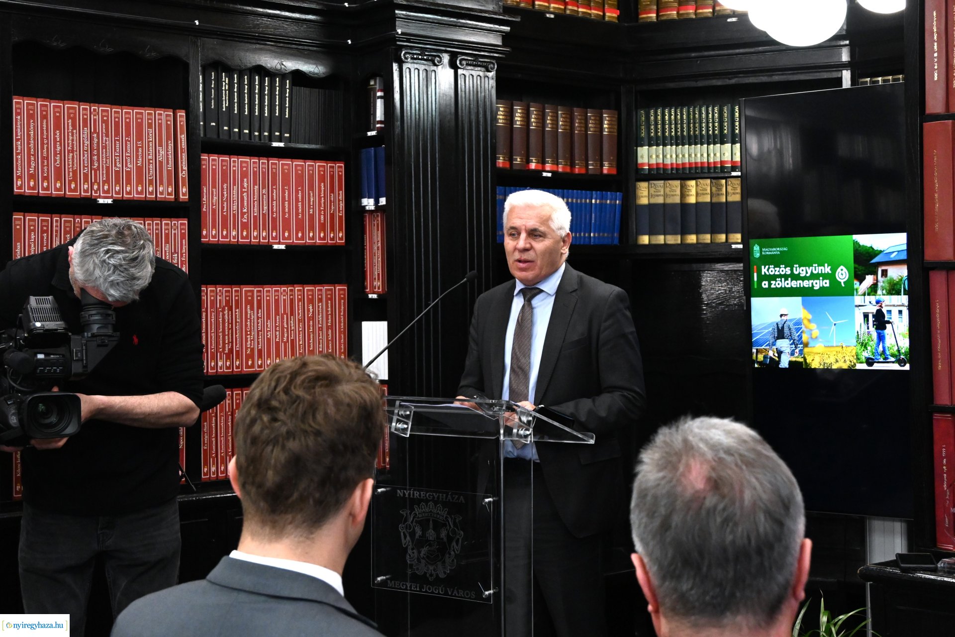 Közös ügyünk a zöldenergia - sajtótájékoztató a Városházán
