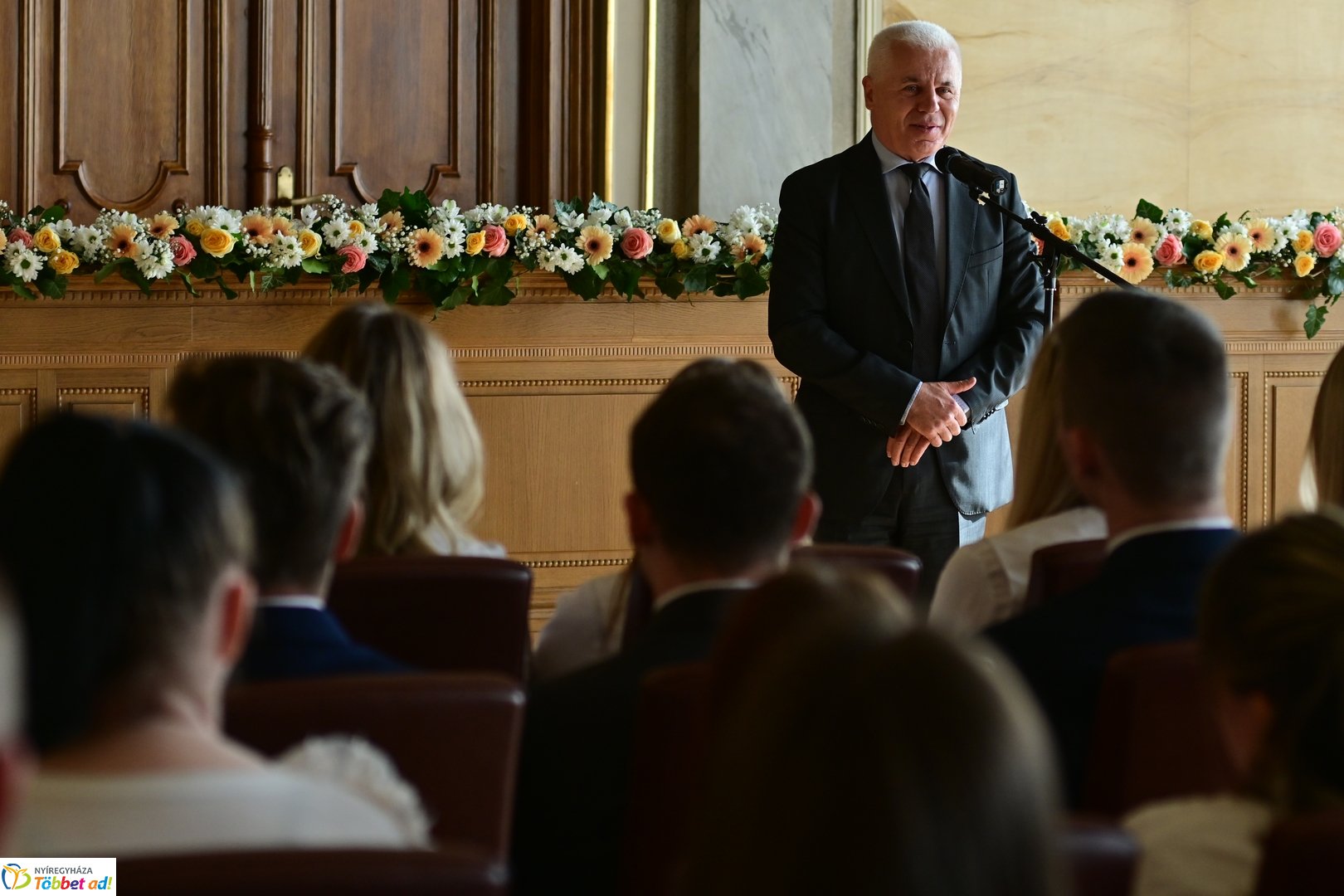 Központi ballagás Nyíregyházán 2025 áprilisában