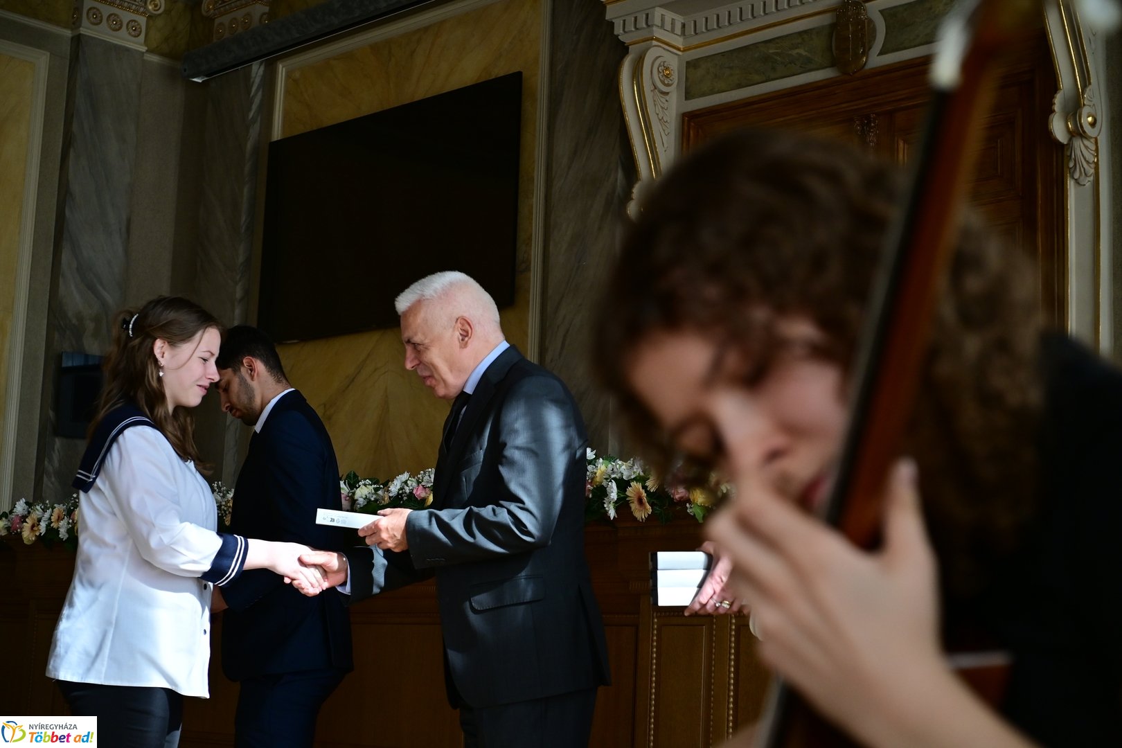 Központi ballagás Nyíregyházán 2025 áprilisában