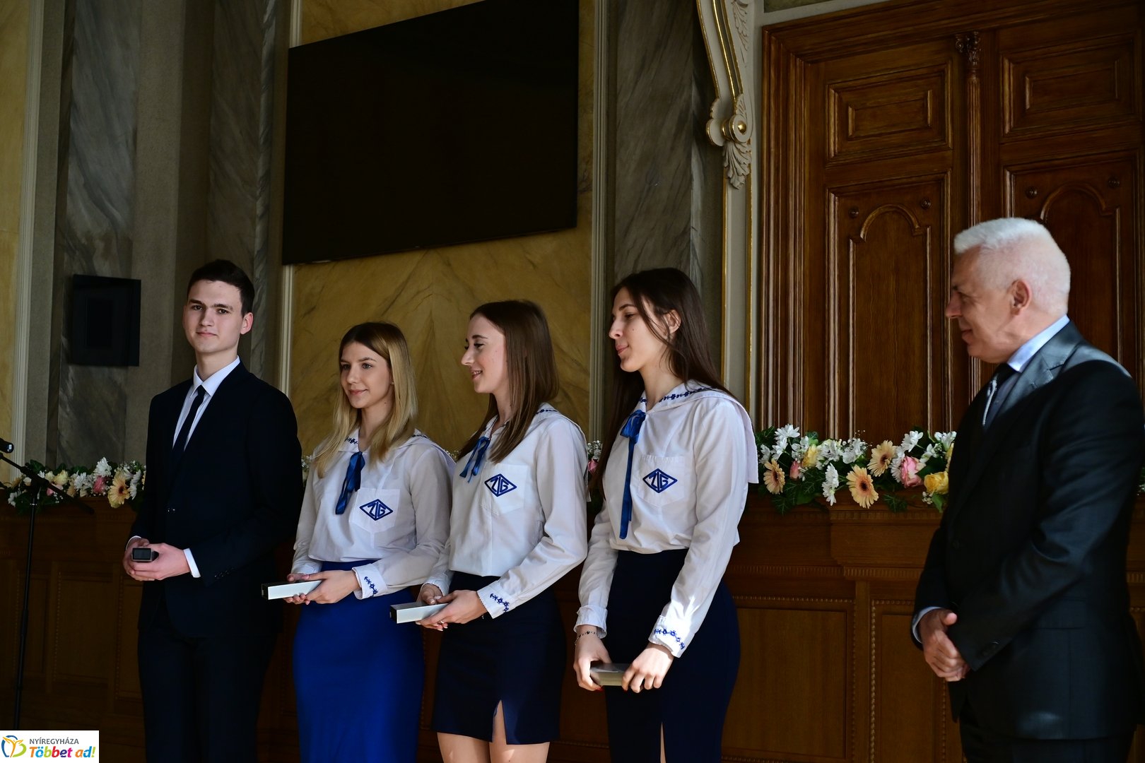 Központi ballagás Nyíregyházán 2025 áprilisában