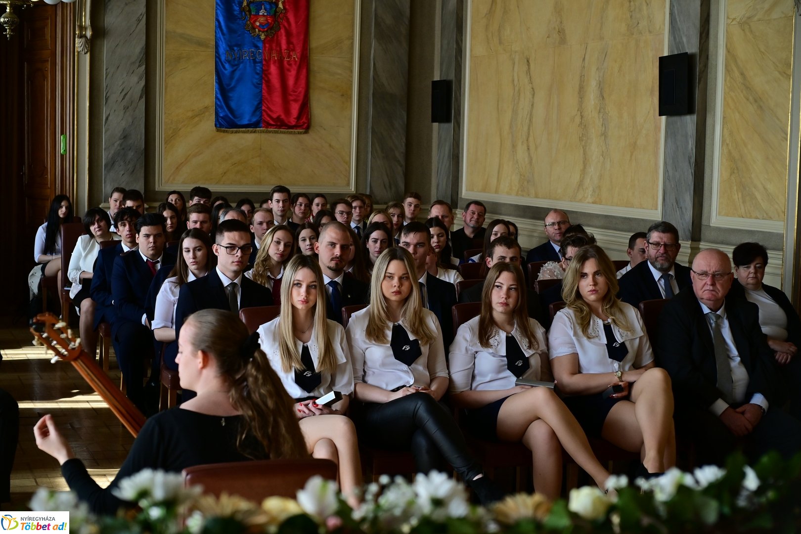 Központi ballagás Nyíregyházán 2025 áprilisában