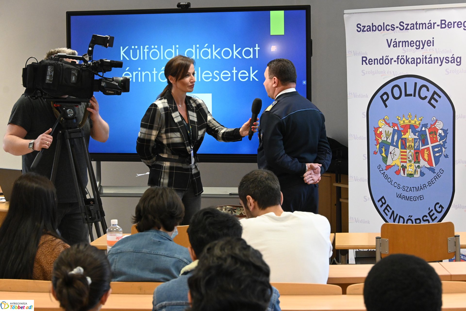 Külföldi diákok tájékozódtak a helyi közlekedési szabályok betartásának fontosságáról