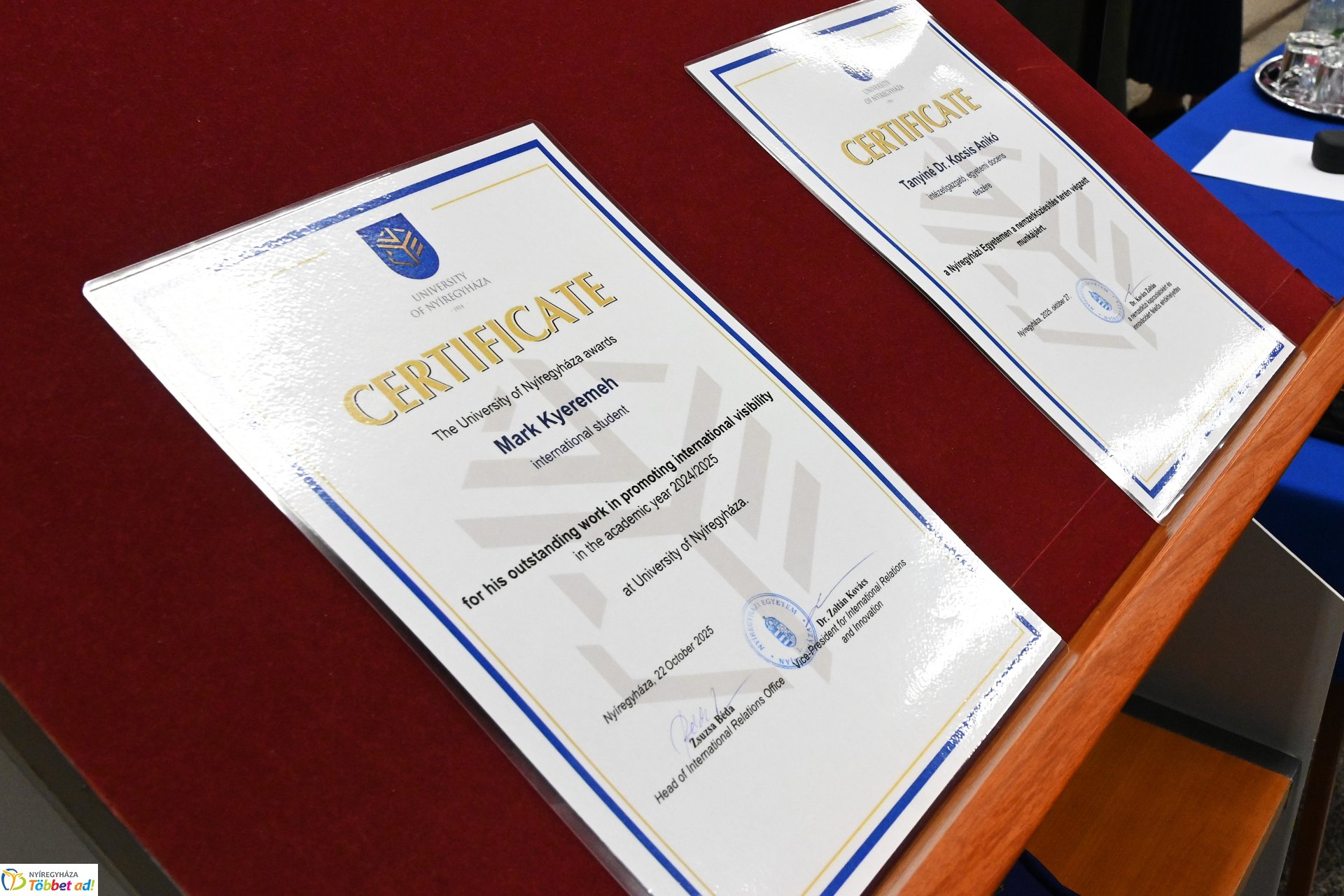 Külföldi hallgatókat köszöntöttek a Nyíregyházi Egyetemen