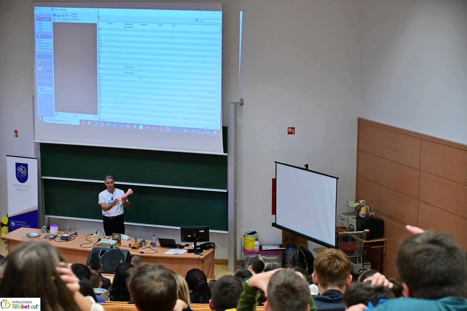 Kutatók Éjszakája az egyetemen 2025 szeptemberében