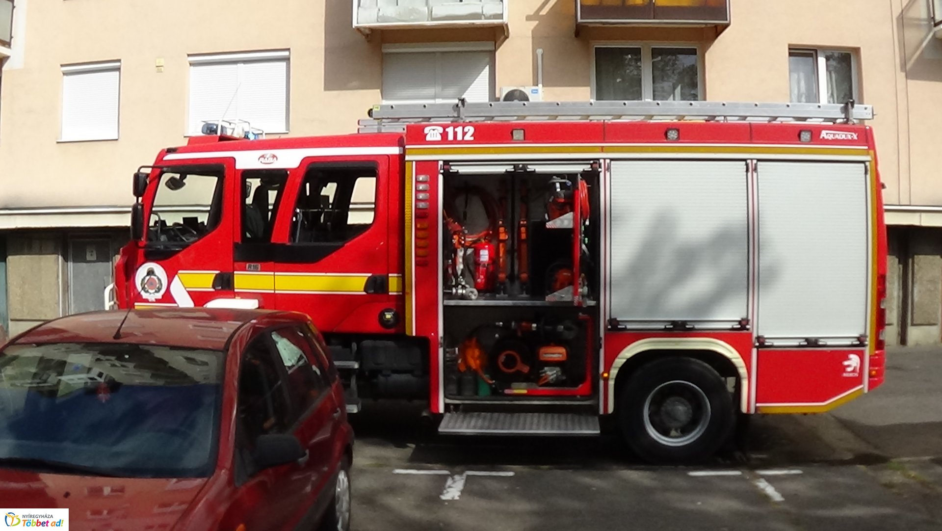 Lakástűz az Etel közben