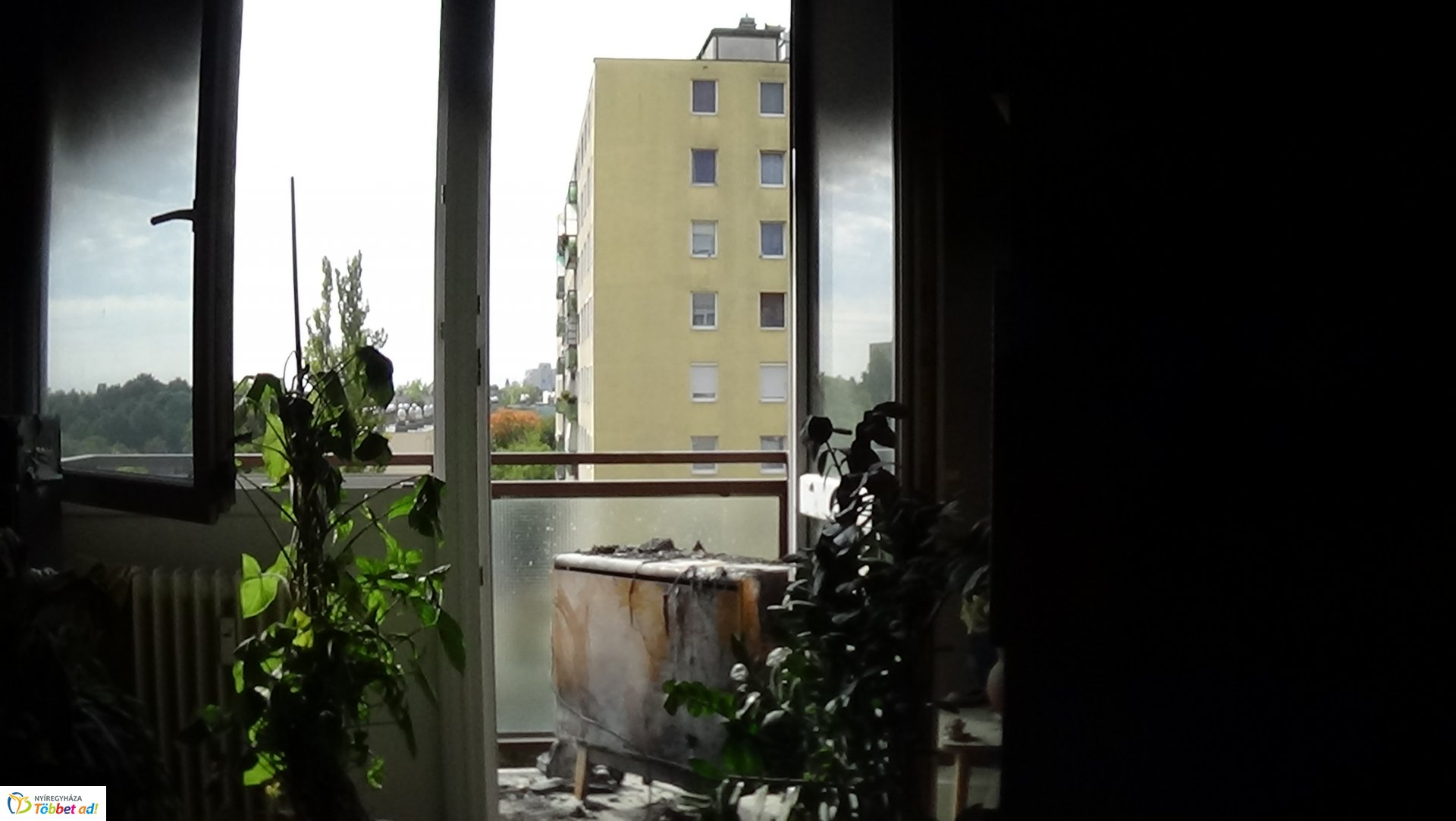 Lakástűz az Etel közben