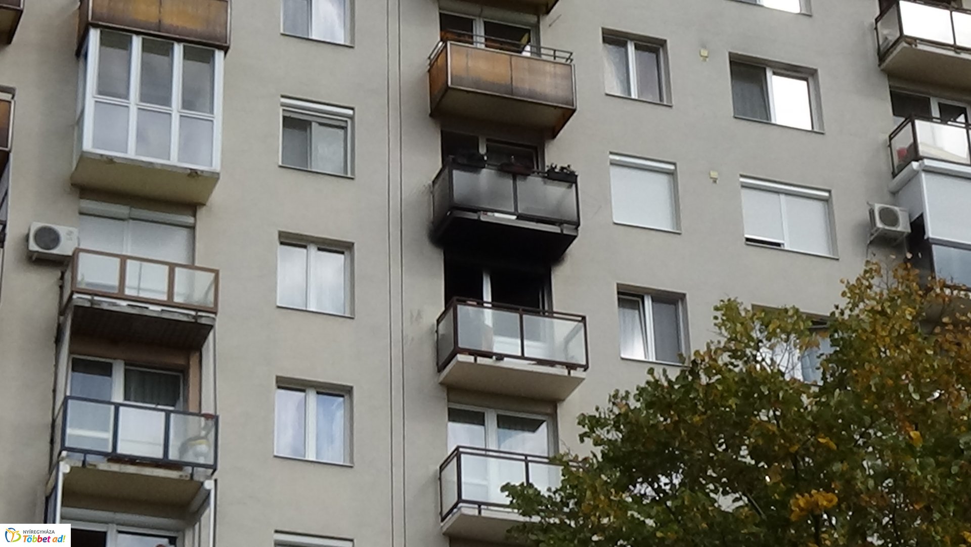 Lakástűz az Etel közben