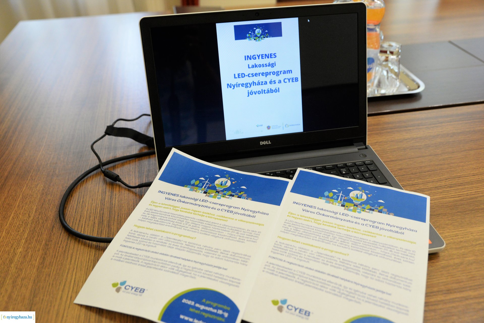 Lakossági ingyenes LED-csereprogram - sajtótájékoztató