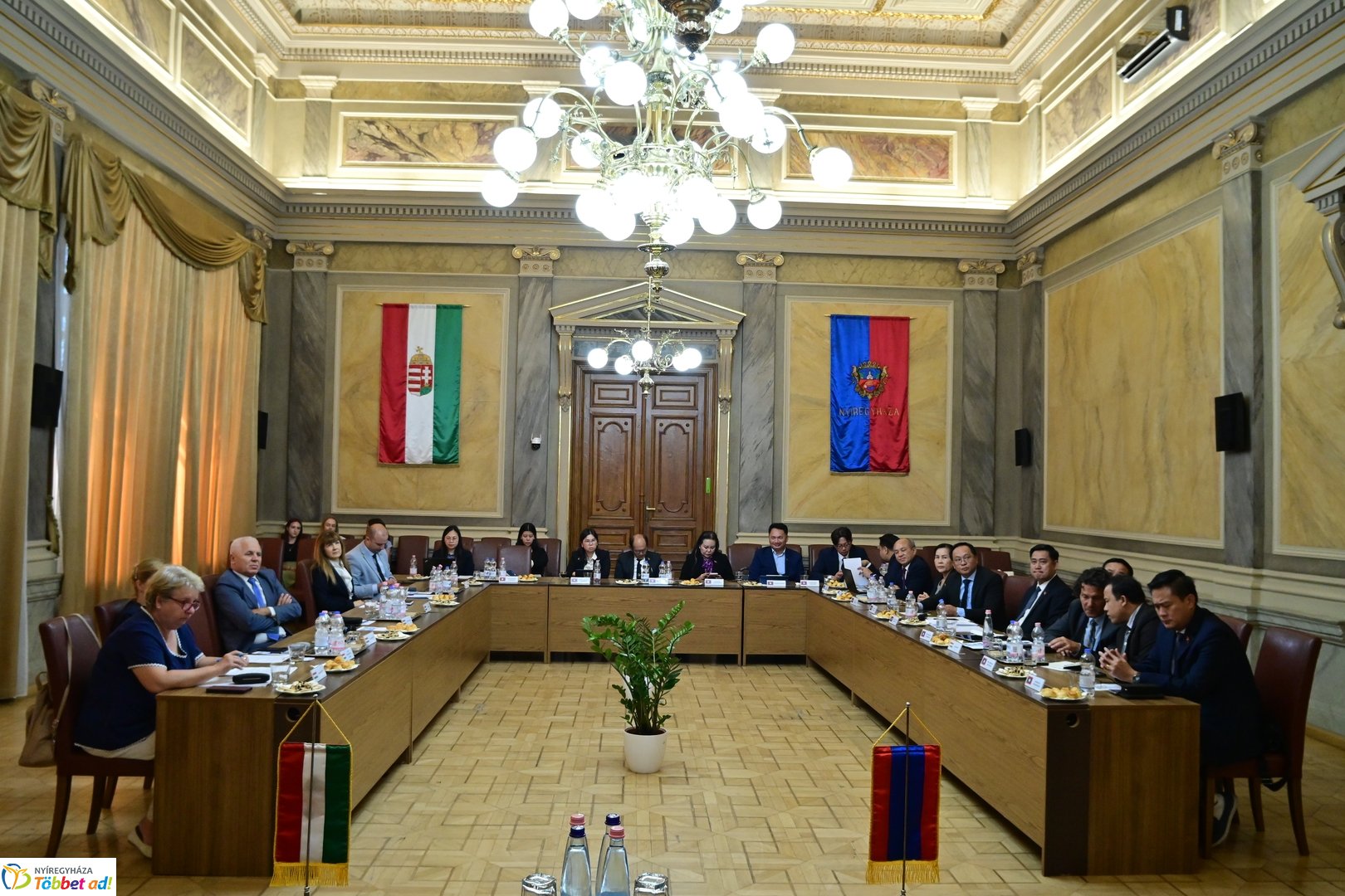 Laoszi delegáció a Városházán 2026 júliusában