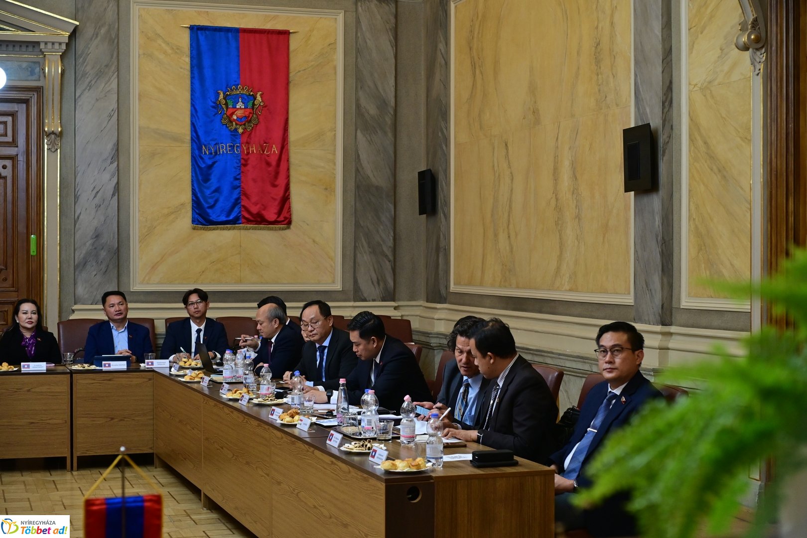 Laoszi delegáció a Városházán 2026 júliusában