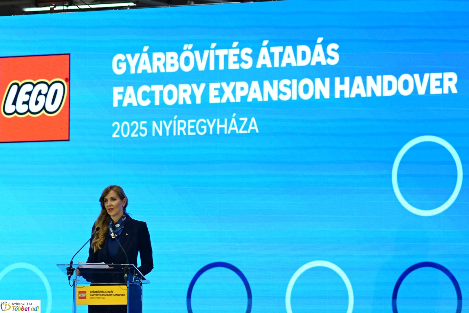 LEGO gyárbővítés átadó 2025 szeptemberében