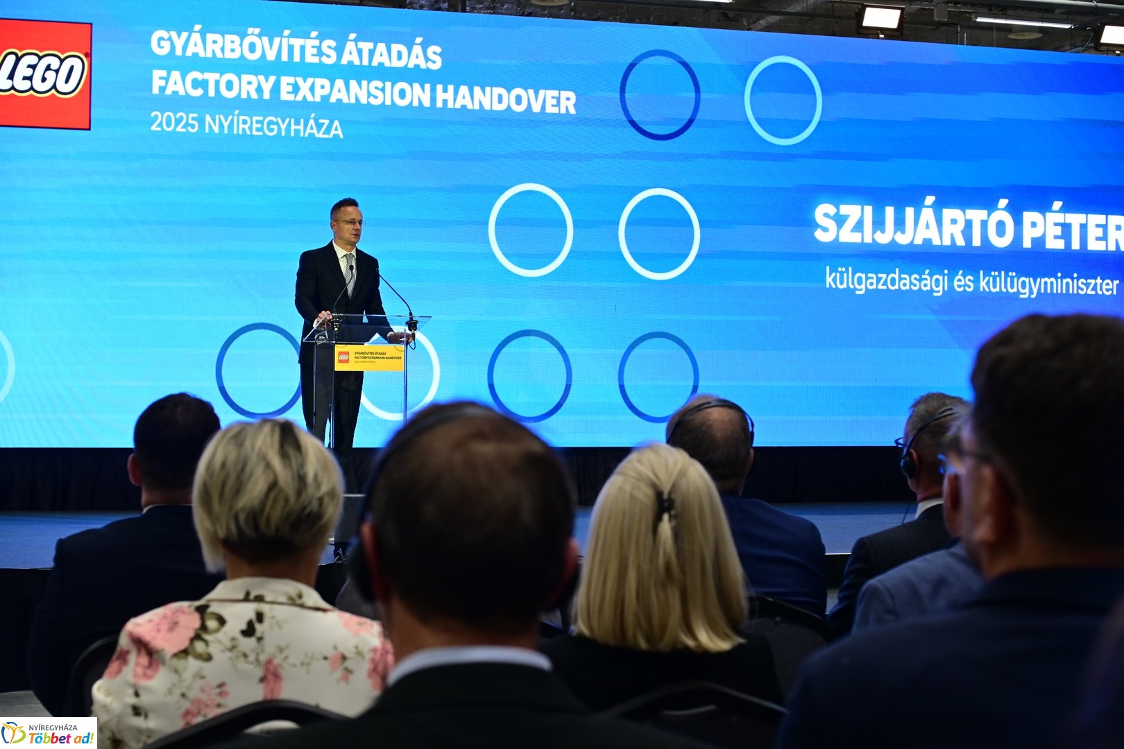 LEGO gyárbővítés átadó 2025 szeptemberében