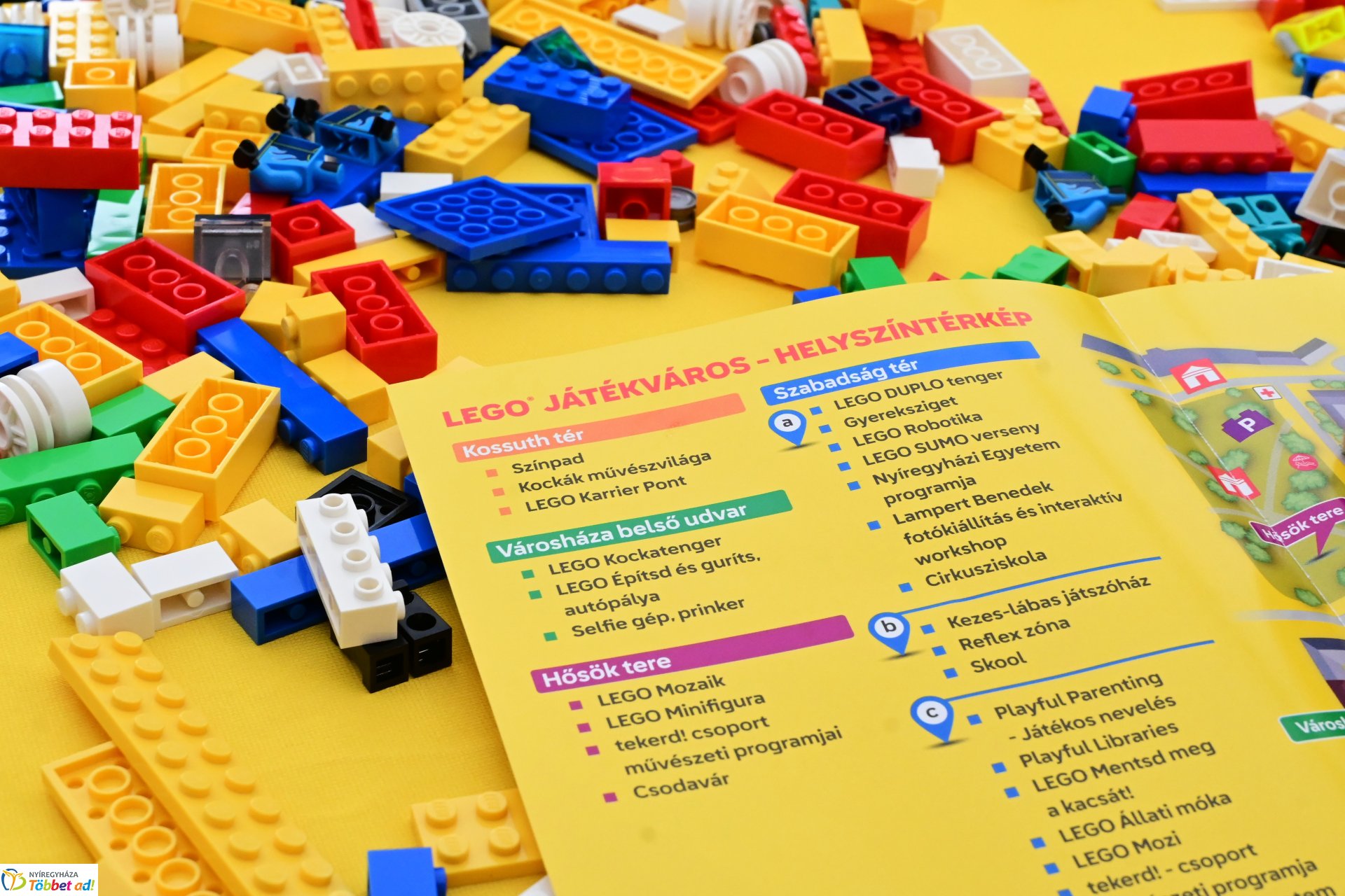 LEGO Játékváros Nyíregyháza belvárosában