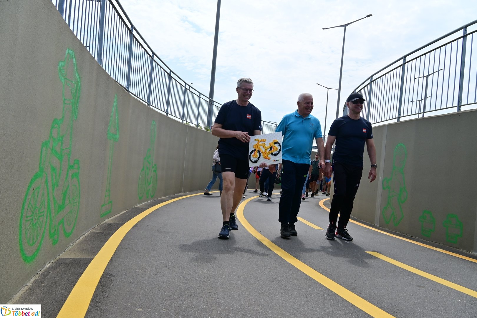 LEGO kerékpáros aluljáró és körforgalom átadó - 2025